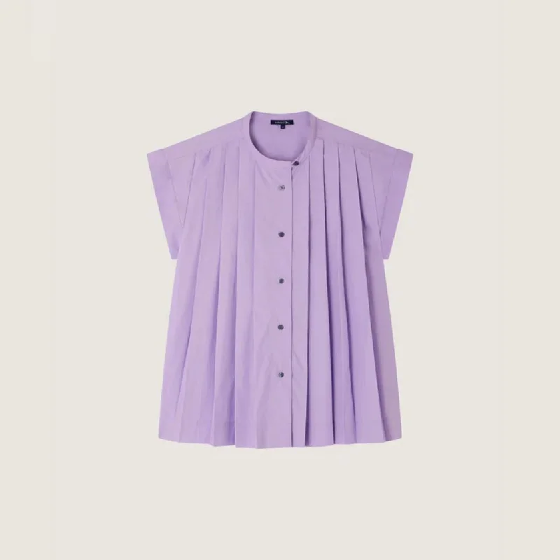 Abeille Blouse (Lilac) Versatile Layering Blouse