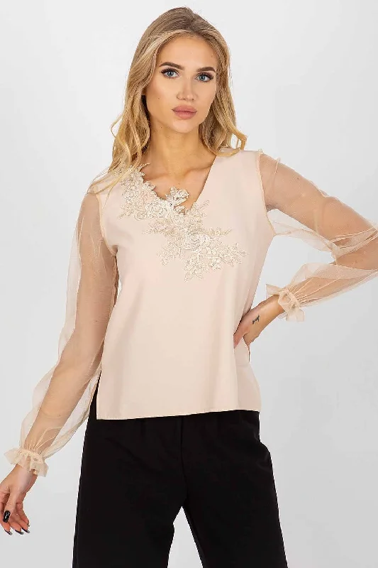 Blouse Lakerta Feminine Tie Blouse