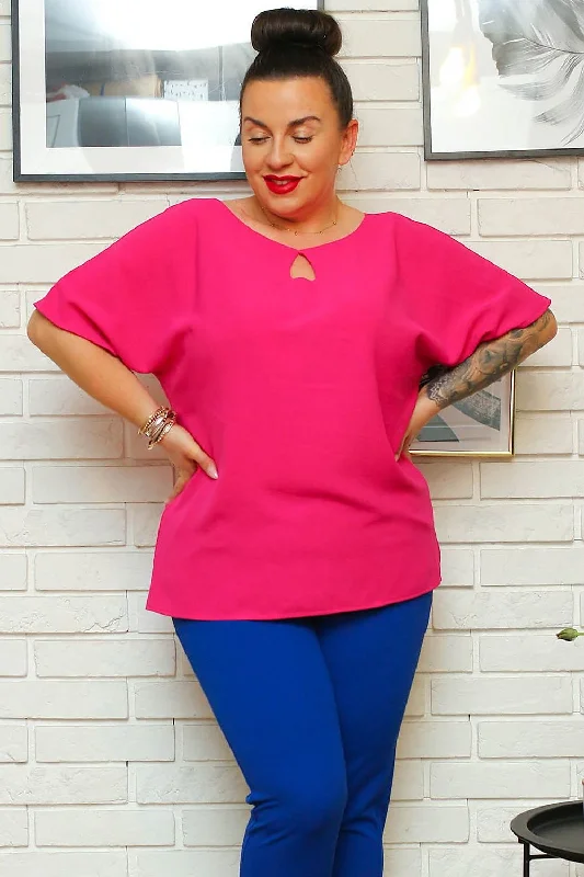 Plus size blouse Karko Puff Sleeve Blouse