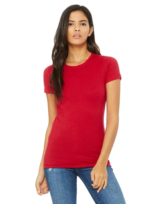 Bella+Canvas Ladies Favorite T-Shirt | Red Fleece Nylon Spandex