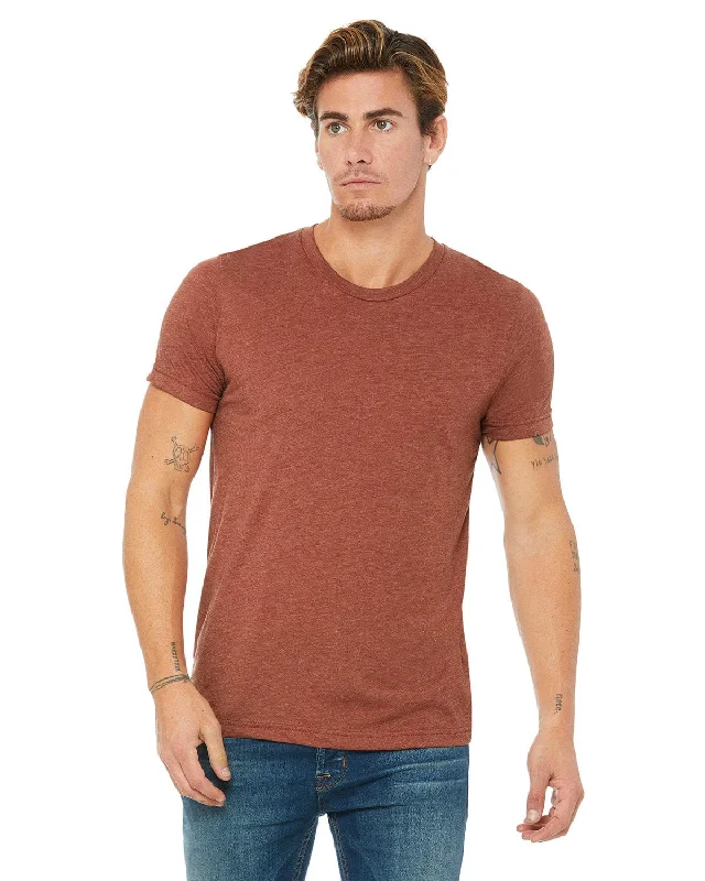 Bella+Canvas Triblend T-Shirt | Clay Triblend Mesh Canvas Denim