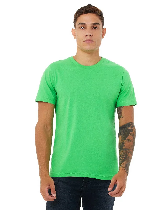 Bella+Canvas Unisex T-Shirt | Synthetic Green Hooded Caped Shawl Collar