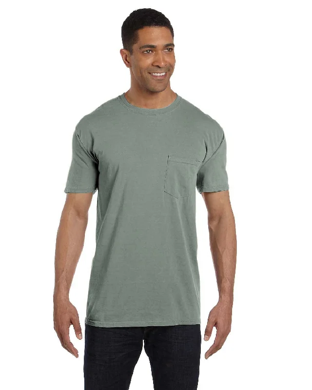 Comfort Colors Garment-Dyed Pocket T-Shirt | Bay Silk Blend Satin Velvet