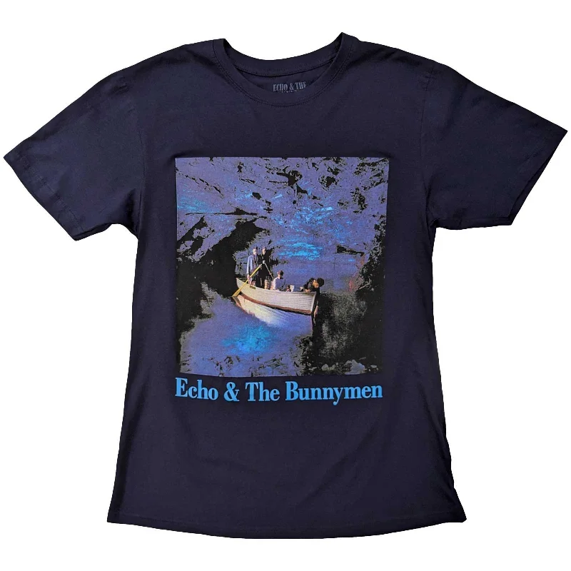 Echo & The Bunnymen| Official Band T-Shirt | Ocean Rain Fleece Nylon Spandex