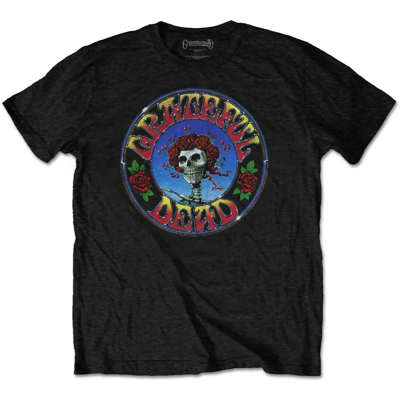 Grateful Dead | Official Band T-Shirt | Bertha Circle Vintage Wash Oversized T-Shirt Spandex breathable