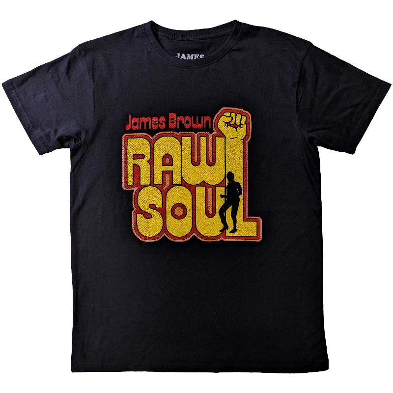 James Brown | Official Band T-Shirt | Raw Soul Welt Pockets Slit Pockets Flap Pockets