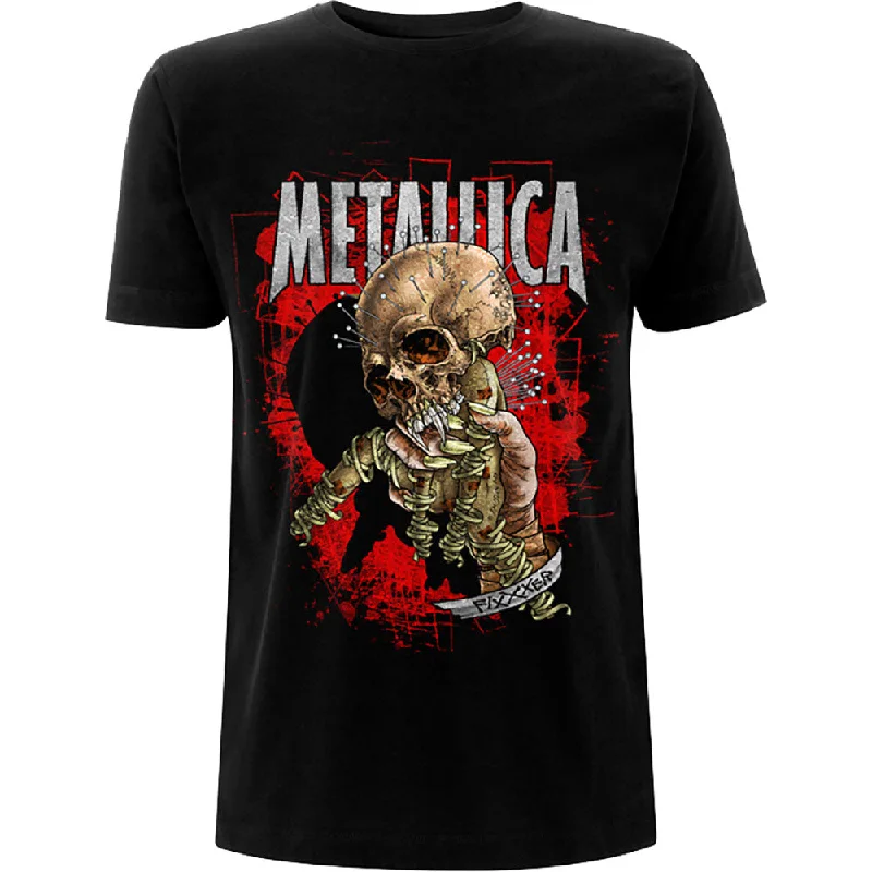 Metallica | Official Band T-Shirt | Fixxxer Redux Mesh Blend Leather Blend Suede Blend