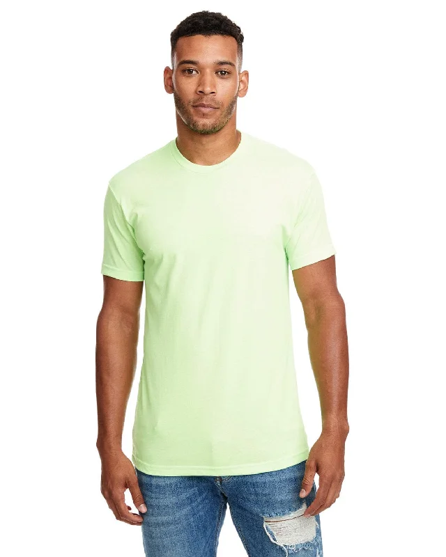 Next Level Mens CVC Crewneck Tee | Apple Green Modern Contemporary Chic