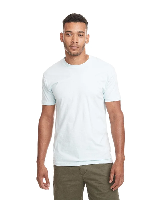 Next Level Unisex Short Sleeve T-Shirt | Light Blue Knit Fabric Woven Fabric Fleece Fabric