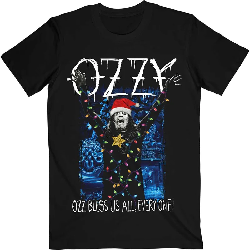 Ozzy Osbourne | Official Band T-Shirt | Arms Out Holiday Chenille Blend Fleece Blend Nylon Blend