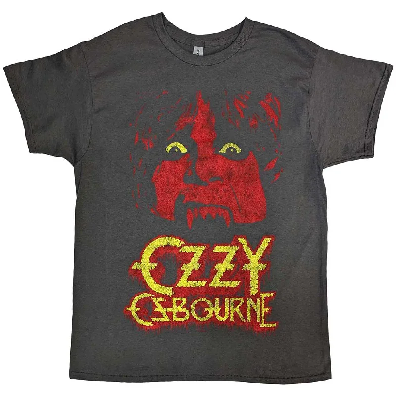 Ozzy Osbourne | Official Band T-Shirt | Yellow Eyes Jumbo Machine Wash Dry Clean Hand Wash