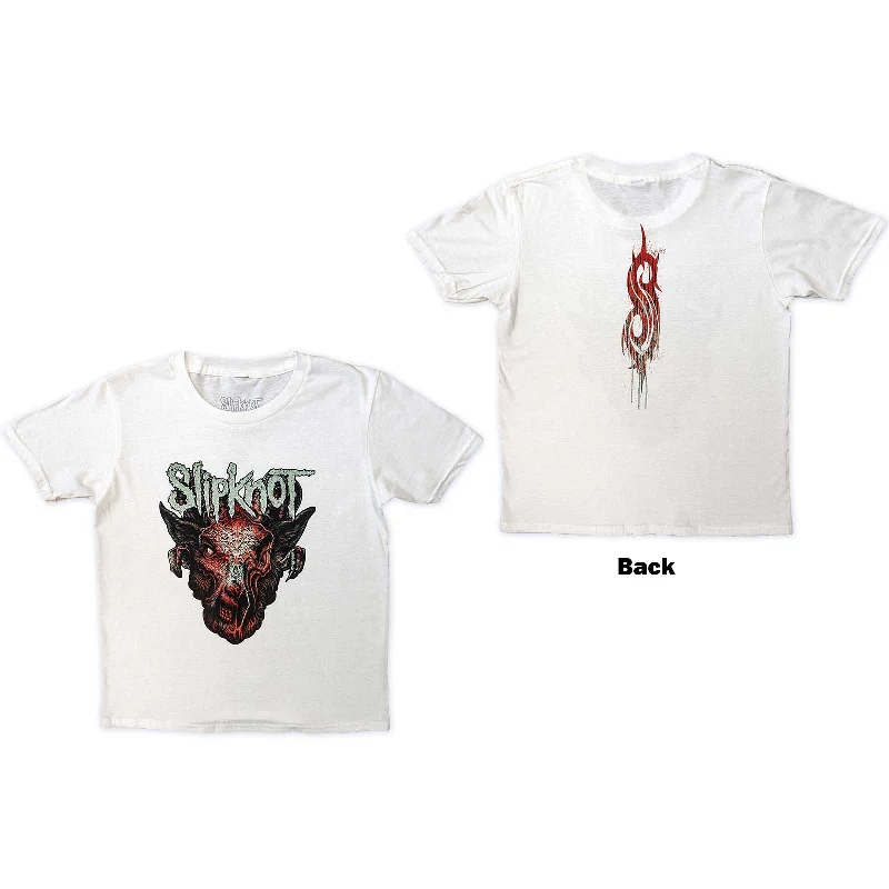 Slipknot Kids T-Shirt: Infected Goat (Back Print) Modern Contemporary Chic