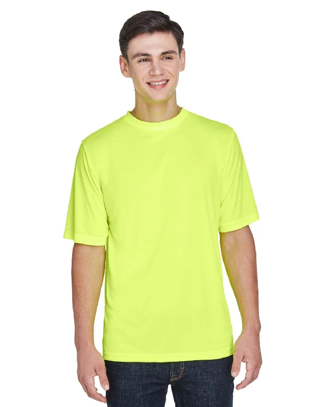 Team 365 Mens Zone Performance T-Shirt | Safety Yellow Cozy Warm Stylish