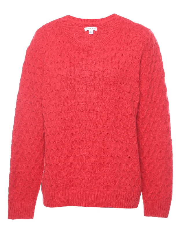 Croft & Barrow Cable Knit Jumper - L Stylish Fashionable Trendy