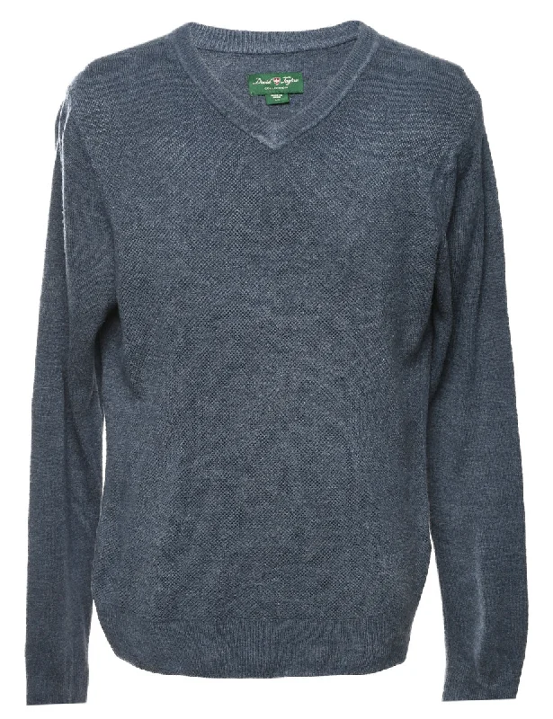 Grey Jumper - L Modern Contemporary Chic