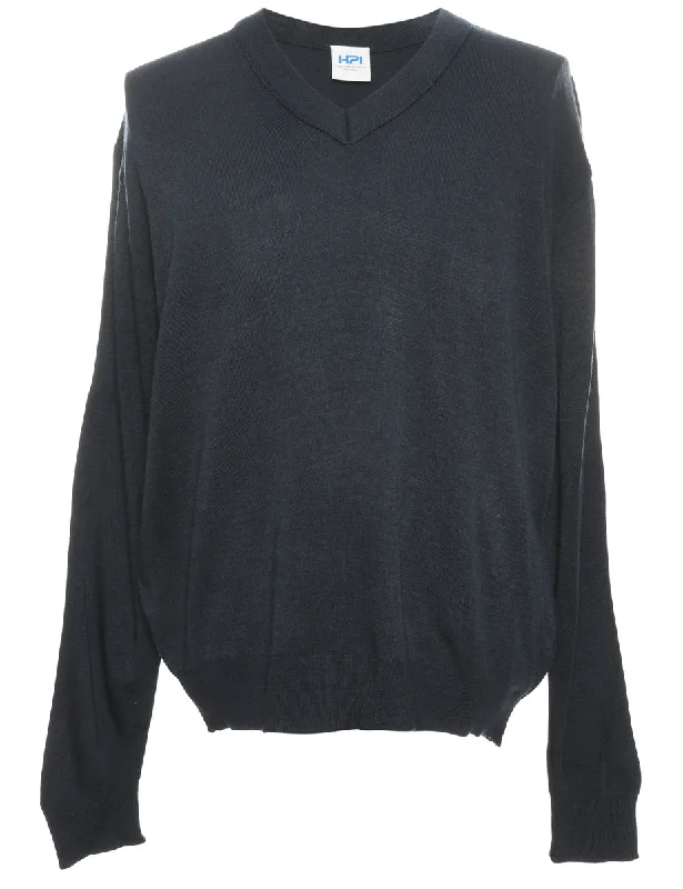 Long Sleeved Jumper - XL Open Front Closed Front Wrap Front