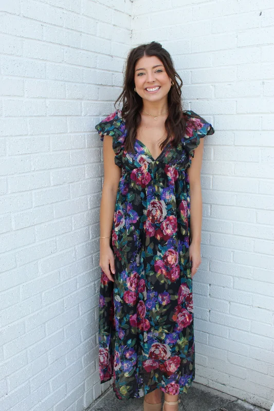 Meet Me In Santorini - Maxi Dress Trendy Ruffled Maxi Dress