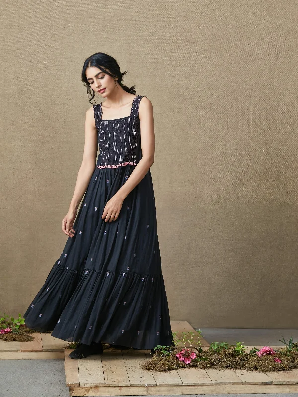 Starry Night Maxi Dress Fashionable Asymmetrical Maxi Dress