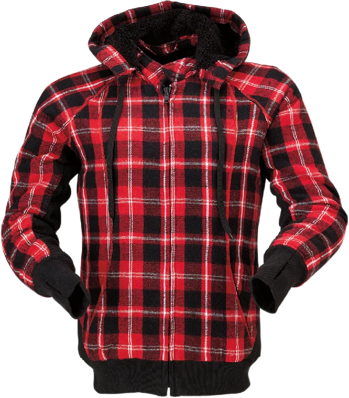 Z1R Women's Lumberjill Jacket - Red/Black - XS 2840-0119 Oversized Jacket Tailored Jacket Straight Jacket