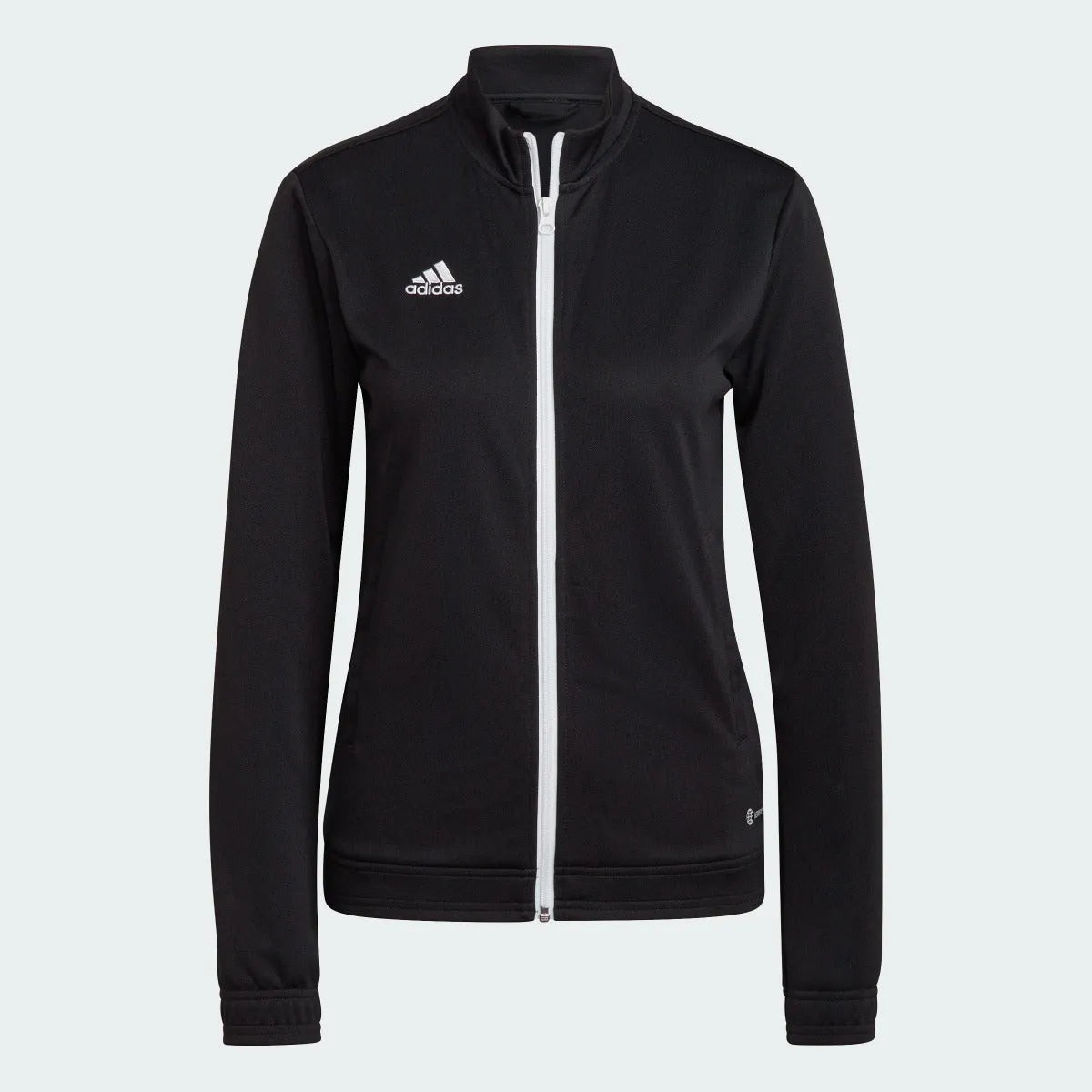 adidas Entrada 22 Women's Track Jacket - Black Faux Fur Fabric Real Fur Fabric Shearling Fabric