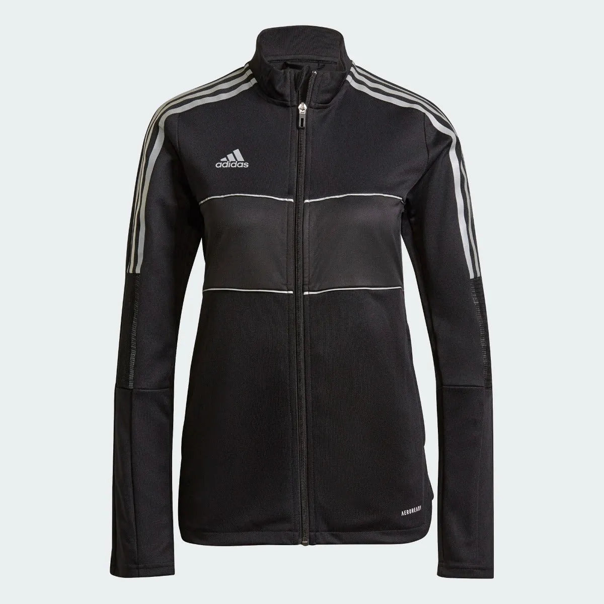 adidas Women Tiro Track Jacket - Black Notch Collar Jacket Peter Pan Collar Jacket Cowl Neck Jacket