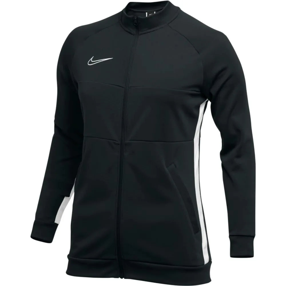 Nike Academy 19 Dri-Fit Women's Jacket - Black-White Denim Fabric Leather Fabric Suede Fabric