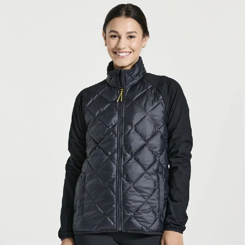 Saucony Women's Boulder Oysterpuff Jacket Satin Jacket Silk Jacket Chiffon Jacket