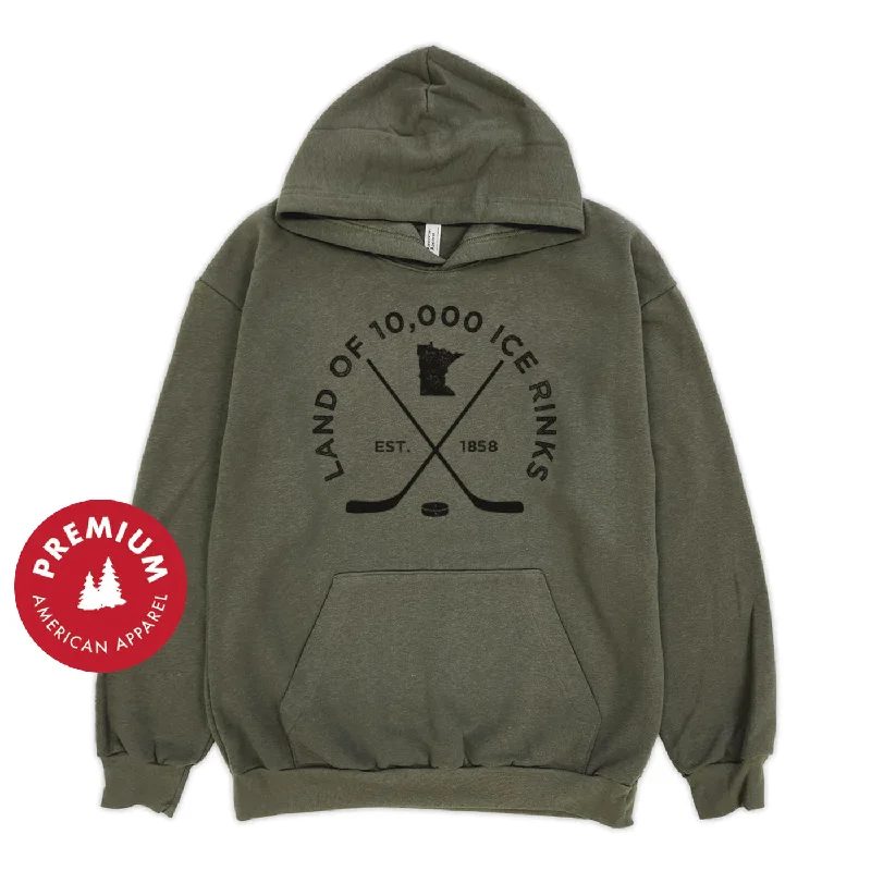 10K Rinks Premium Hoodie Hoodie Jacket Zipper Layering