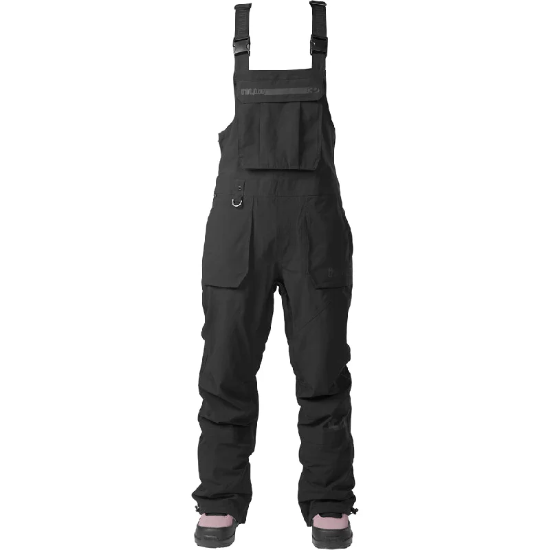 Basement Bib Snowboard Pants - Womens Elegant Wool Trousers