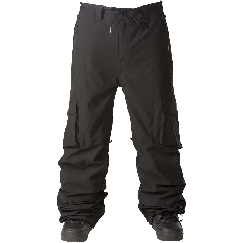 Blahzay Cargo Snowboard Pants Sleek Black Pants