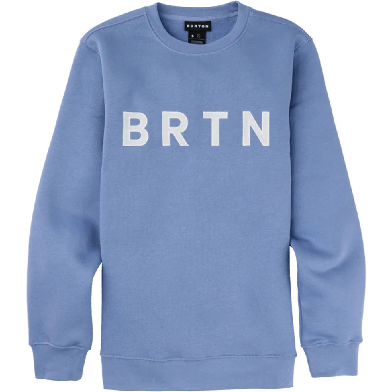 BRTN Crewneck Sweatshirt Hoodie with Raw Hem Edgy Unfinished