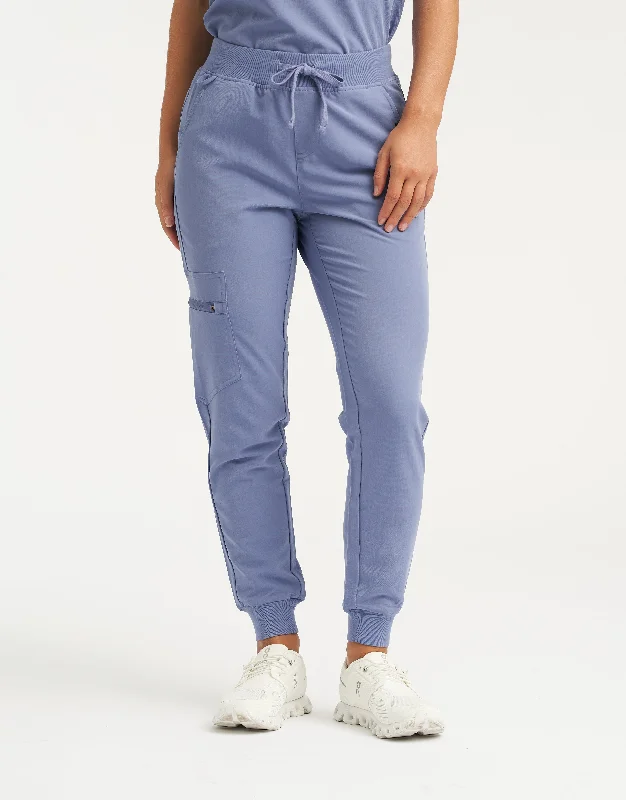 Essential Jogger Scrub Pants - Nova Blue Formal Stretch Pants