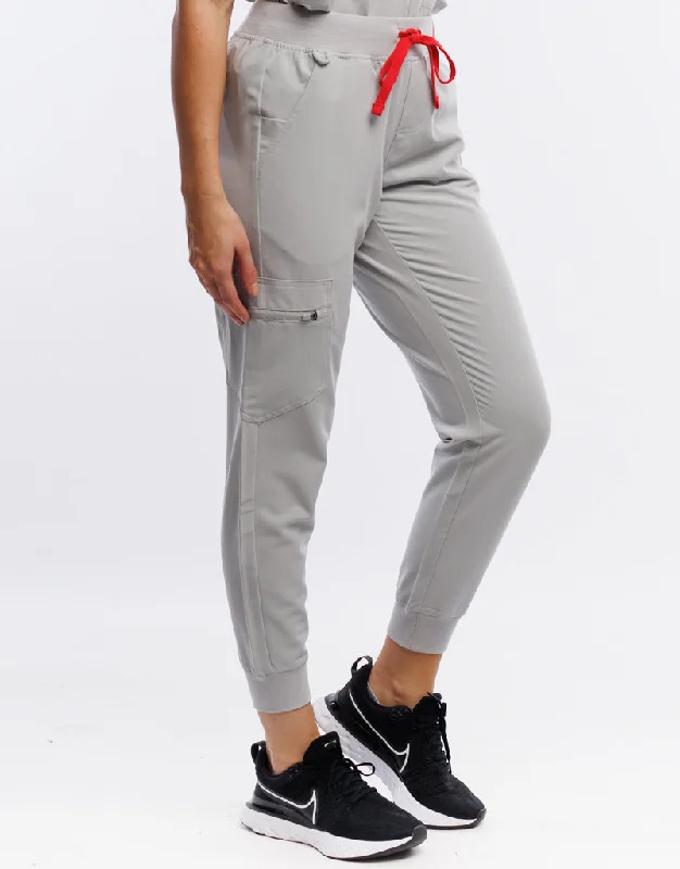 Essential Jogger Scrub Pants - Tail Light Classic Stretch Pants