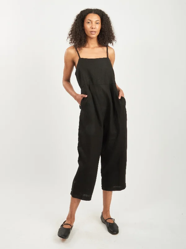 Black Mira Pantsuit Cozy Maternity Pants