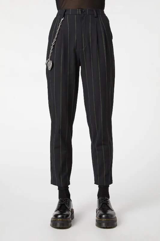 Mystery Pinstripe Pant Relaxed Linen Pants