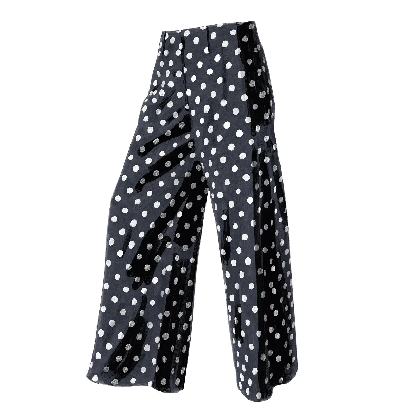 CrÃªpe Palazzo Pants Trendy Tapered Pants