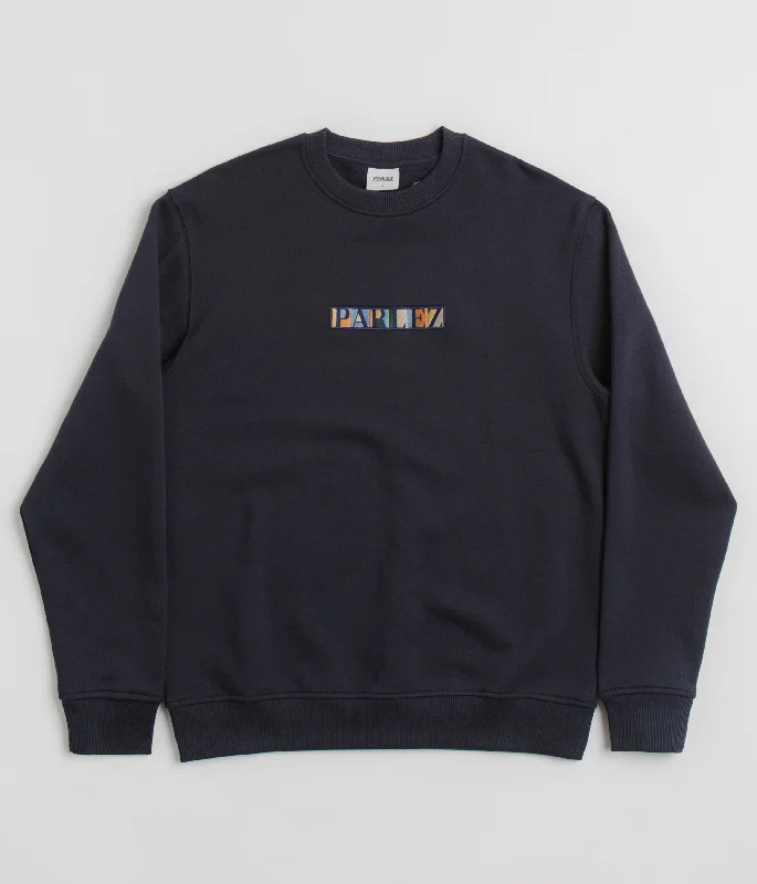 Parlez Felipe Crewneck Sweatshirt - Navy Hoodie with Pocket Utility Practical