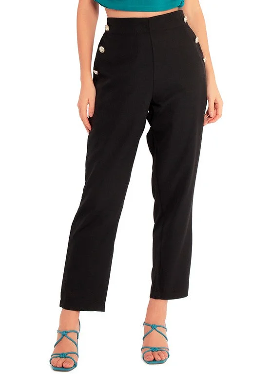 *Semi Causal Straight Pants Classic Bootcut Trousers