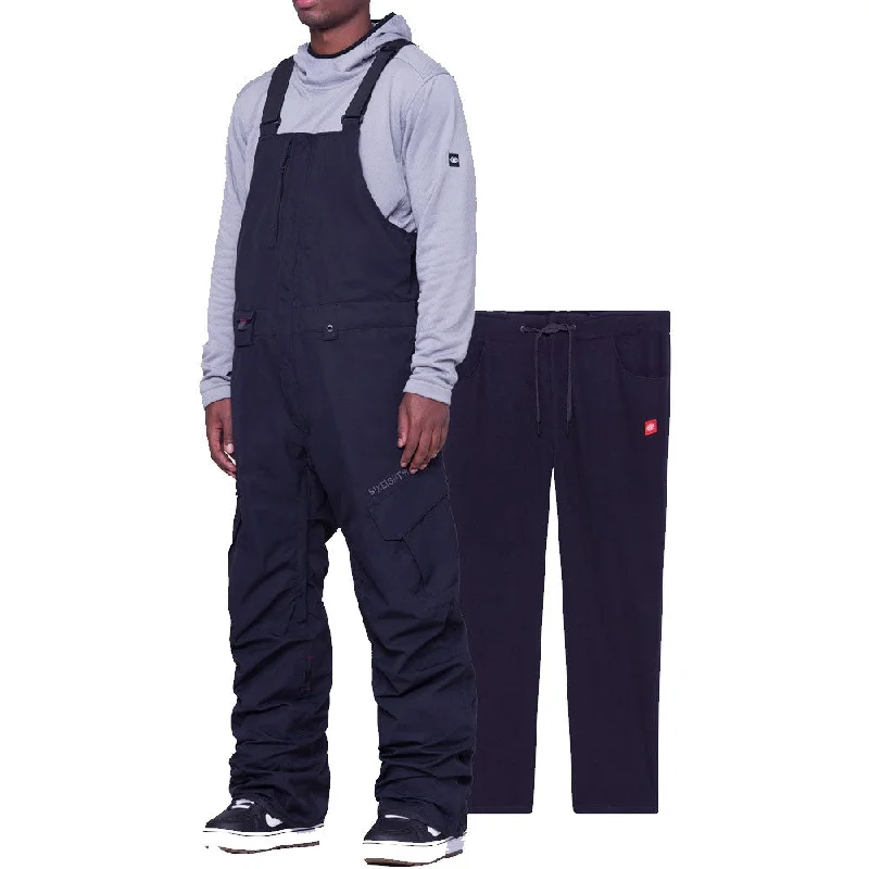 Smarty 3-In-1 Cargo Bib Snowboard Pants Soft Stretch Leggings