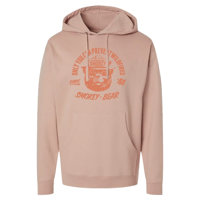 Smokey Bear Wildfire Watch Hoodie Hoodie with Hem Detail Decorative Unique