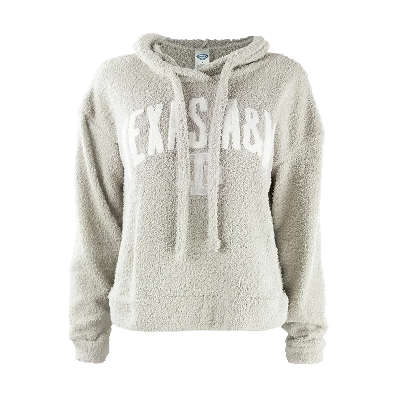 Texas A&M Fuzzy Chenille Hoodie Hoodie with Full-Zip Functional Layering