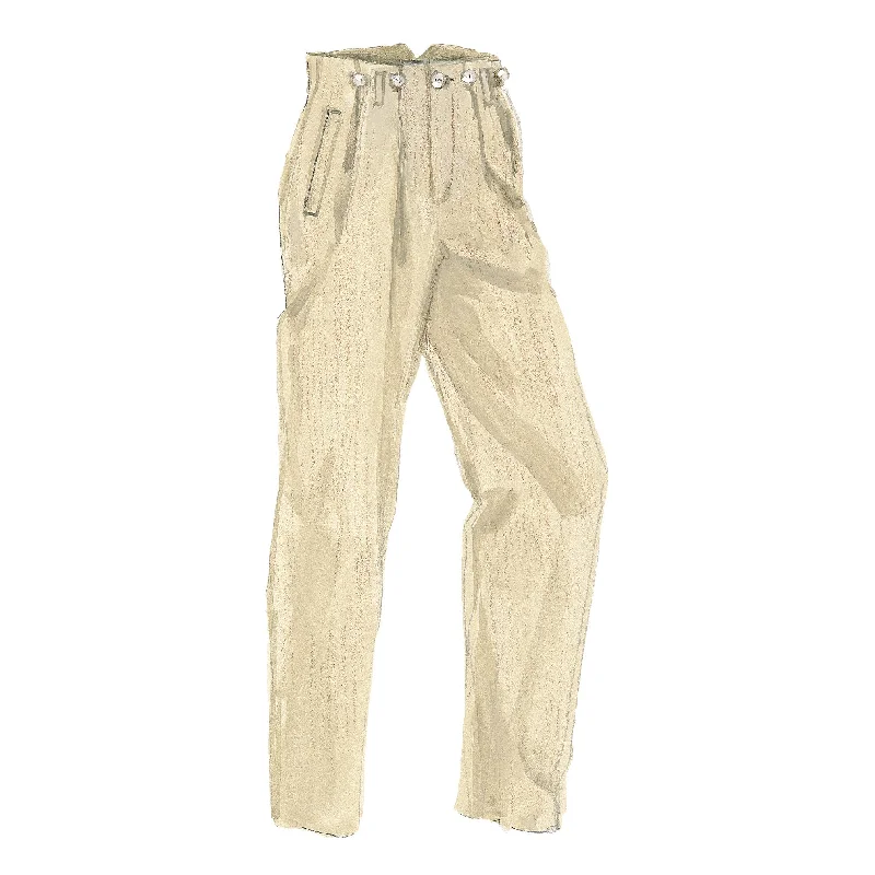 The Linen Glamour Pants Classic Chino Pants