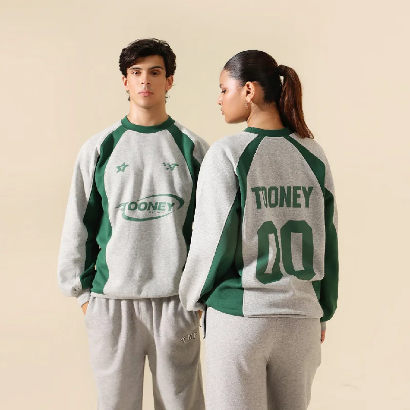 Tooney Racer Unisex Sweatshirt | GG Hoodie with Color Block Contrast Stylish