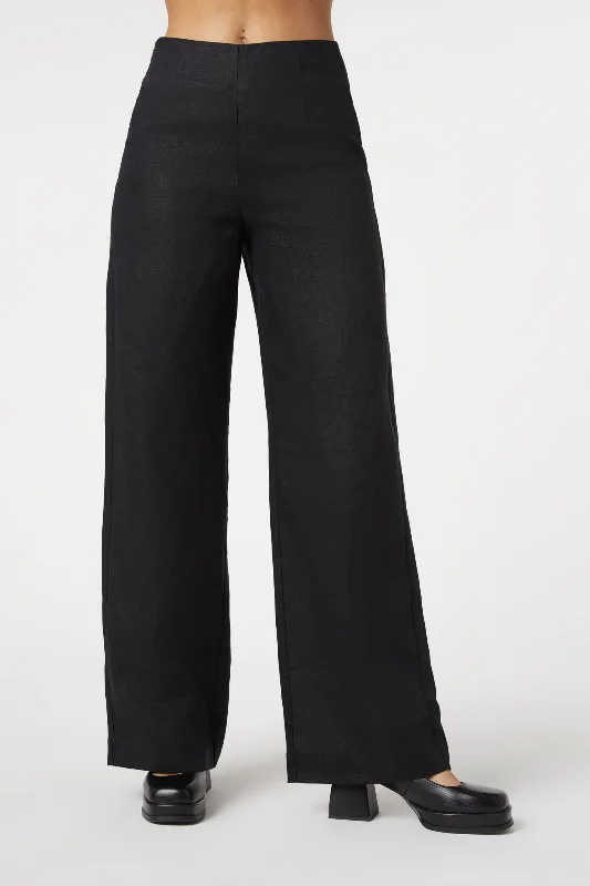 Darcey Linen Pant High-Waist Jogger Pants