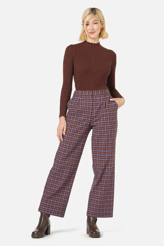 Frances Check Pant Fashionable Track Pants