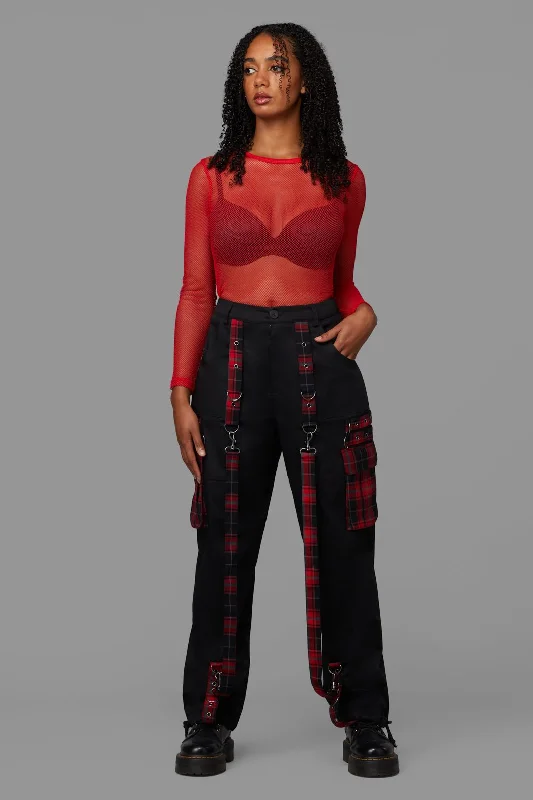 Life On Mars Pant Chic Checkered Pants