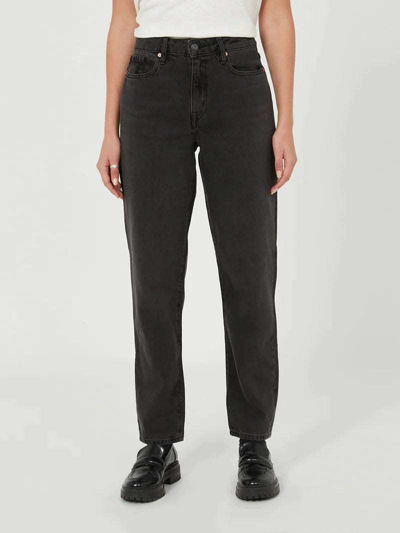 Pants Abigail Aged-Black Warm Wool Trousers