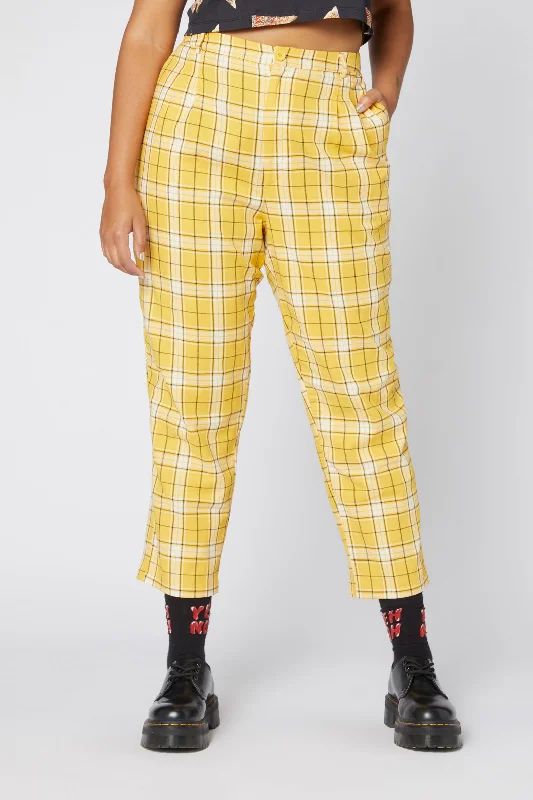 Tartan Mood Straight Leg Pant Cozy Lounge Pants