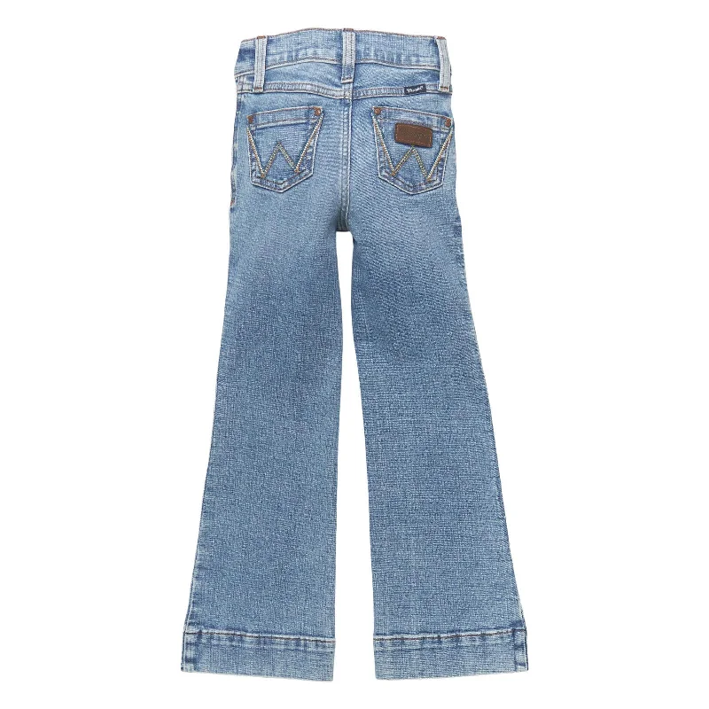 Girl's Wrangler Aisnely Trouser Jean Stylish Acid-Wash Jeans