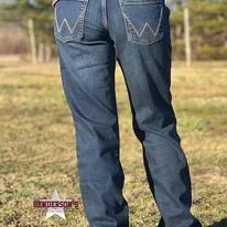 Jade Ultimate Riding Jean by Wrangler Fashionable Raw Edge Jeans